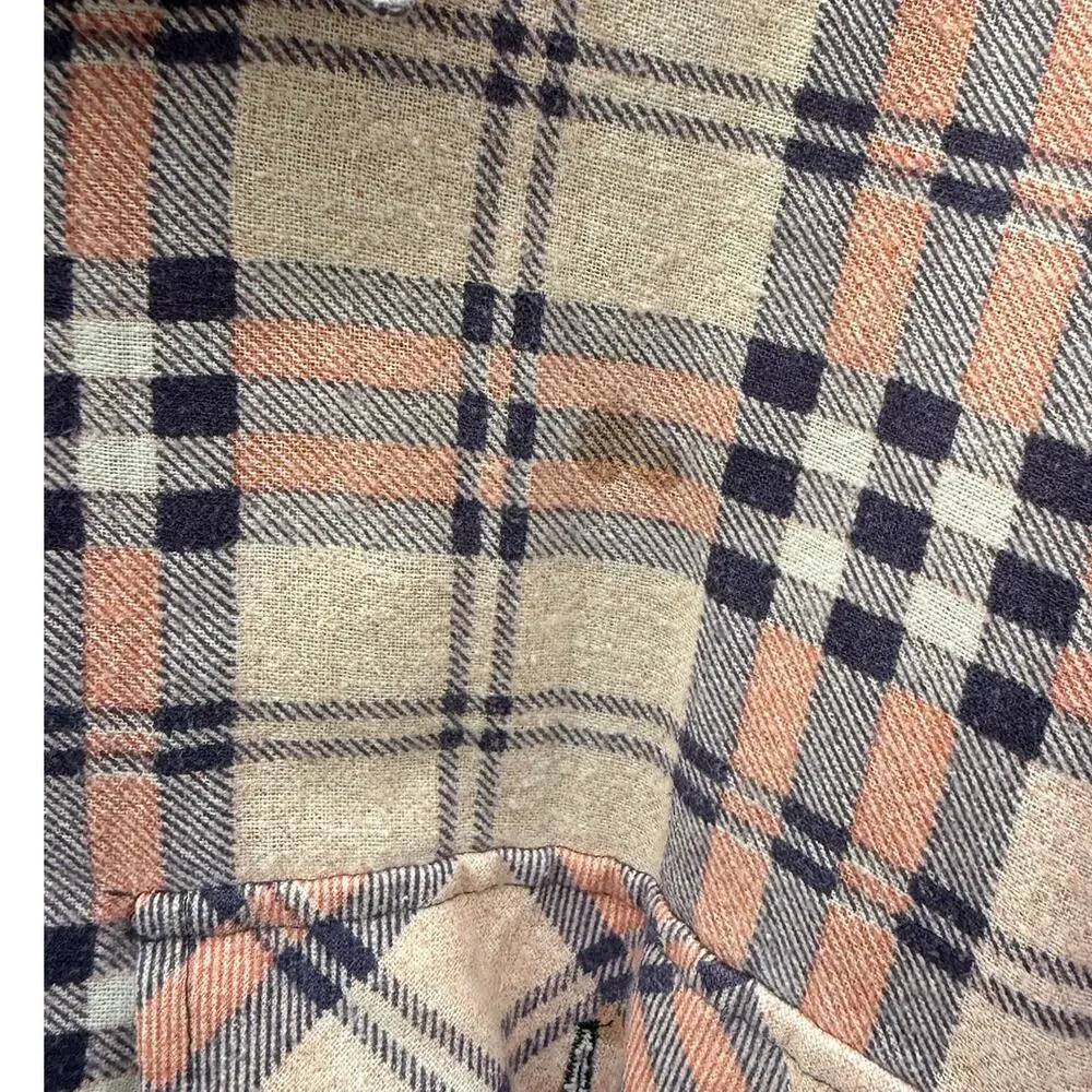 Sears Fieldmaster Vintage 1990s brown plaid quilt lined button up jacket Size XL